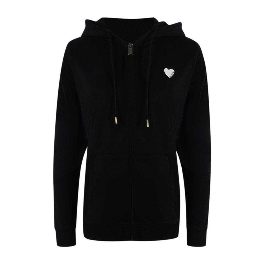 Love Moschino Womens/Ladies Cotton Long-Sleeved Full Zip Hoodie / Black